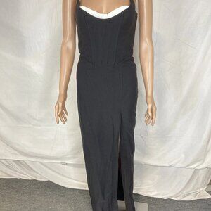 Michael Costello x REVOLVE Women’s Briggs Strapless High-Slit Dress